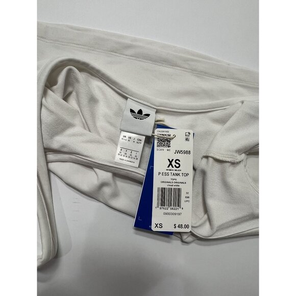 Adidas Premium Essentials Tank Top in White - Picture 5 of 5